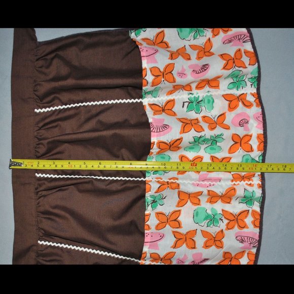 Vintage Handmade Hostess Apron Reversible w/ Pockets - Picture 8 of 9